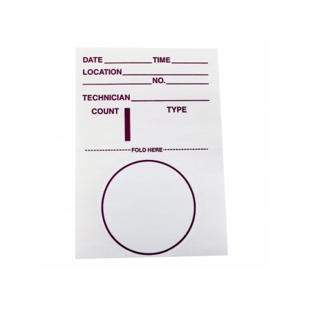 Radiation Service Wipe Test Smears w/ Record Folders, Cotton, 500/PK 006-355